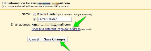 Kuidas lisada Gmailis vastusaadressi