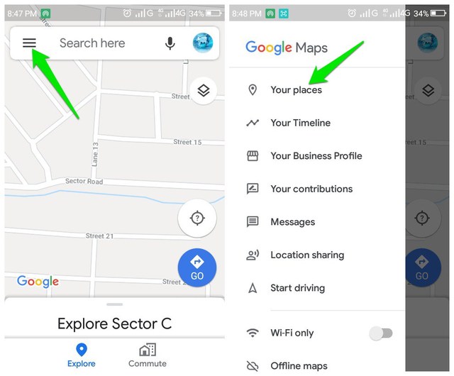 Kuidas lisada oma kodu- ja tööaadressi Google Mapsi