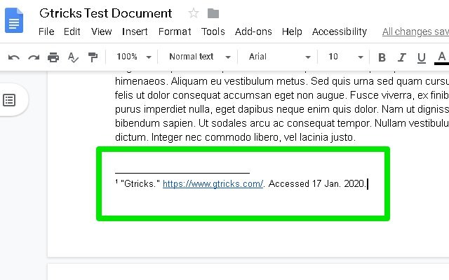 Come aggiungere facilmente citazioni in Google Docs (MLA, APA e Chicago)