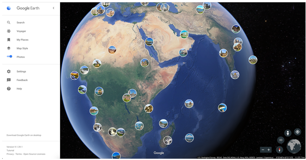Google Earth vous permet désormais d'explorer des lieux du point de vue d'autres utilisateurs