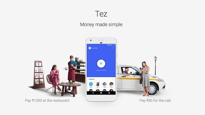 Lancement de la plate-forme de paiement Google Tez UPI en Inde