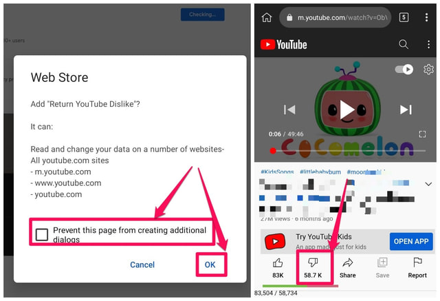 Come ottenere il conteggio dell'antipatia di YouTube su desktop e Android